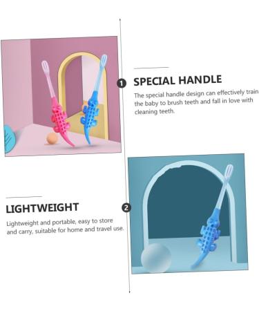 Minkissy 8-Piece Cartoon Animal Toothbrush Set - Eco-Friendly Wooden & Metal Toy Storage - Perfect for Kids' Dental Care - Buy Online on GoSupps.com