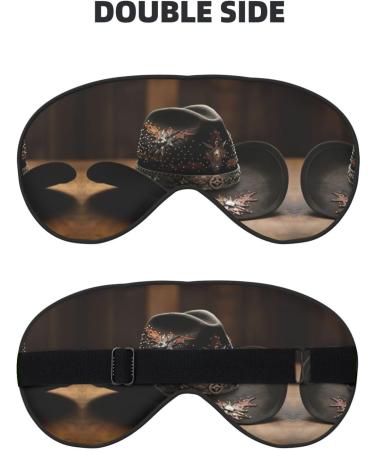 SSIMOO American West Rodeo Hat Sleep Mask - Adjustable Breathable & Fashionable Eye Mask for Comfortable Sleep | Buy Now - Buy Online on GoSupps.com