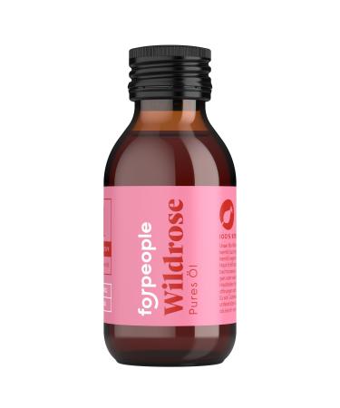 forpeople Huile de p pins d' glantier bio 50 ml - Huile de rose musqu e 100 % pure pour le visage le corps et les cheveux - Huile de rose musqu e biologique et organique - Press e froid