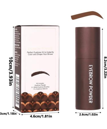  smashing Eyebrow Stamps - Waterproof Pigmented Eyebrow Power Stamp Kit | Brow Tint Kit Fine Texture Sweatproof for Drawing Eyebrow Shape Smashing - Buy Online on GoSupps.com