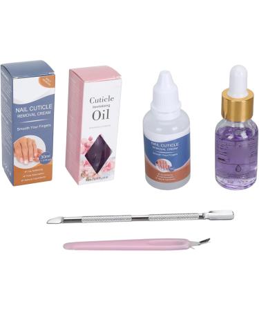 Nourishing Nail Nutrient Oil Kit for Strengthening and Healthy Cuticle Remover Cream with Tools (YS25-1) - Buy Online on GoSupps.com