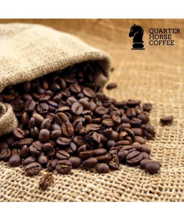 Quarter Horse Coffee - Dark Horse Espresso Coffee Beans 1kg - House Blend Strong Coffee Beans Ideal With and Without Milk Base - Sustainably Roasted Whole Coffee Beans from Brazil and Nicaragua Milk Chocolate 1 kg (Pack of 1) - Buy Online on GoSupps.com