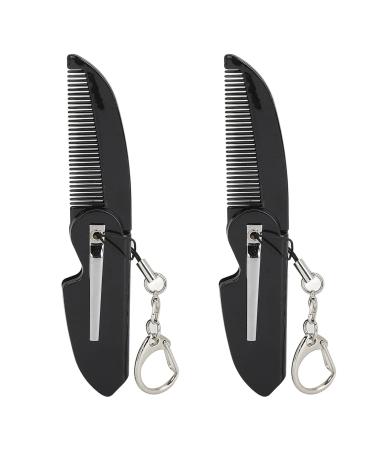 Shop Foldable Beard Combs & Mirror Set for Men | Antistatic Beard Care Brush - International Shipping Available - Buy Online on GoSupps.com