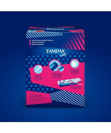 Buy Tampax & Go Mini - 18 Pieces | Best International Shipping & Fast Delivery - Buy Online on GoSupps.com
