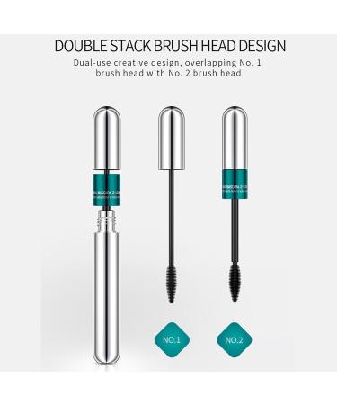 Eyelash Makeup Waterproof Lengthening Mascara | Volumizing Natural Looking Mascara Dramatic Lash Mascara Volume Length Mascara for Traveling Home Gatherings  - Buy Online on GoSupps.com