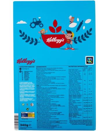 Kellogg's Rice Krispies Puffed Rice with Vitamins and Minerals 340g Pack of 6 - Buy Online on GoSupps.com