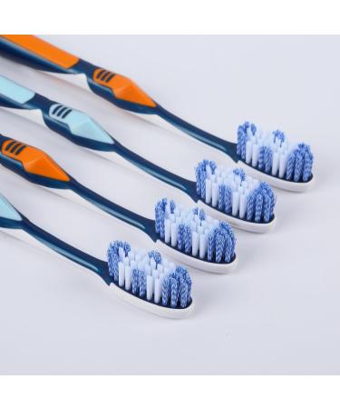 Soft Toothbrushes for Adults - 6 Pack Manual Toothbrushes with Wave Shaped Bristles & Anti-Slip Handle for Superior Cleaning - Buy Online on GoSupps.com