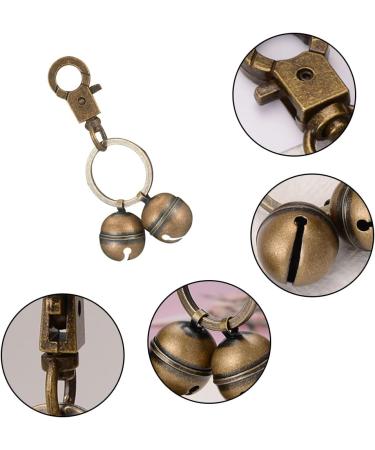 WUTUDMAI 2 Pairs Extra Loud Cat & Dog Bells Sturdy Brass Bells for Pets Collar Charm Pendant Bells with Clasp Swivel Pet Tracker - Buy Online on GoSupps.com