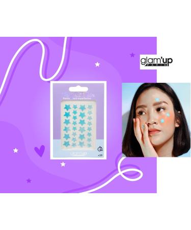 Glama GlamUp Paris Antiimperfections patches Perfect Skin antipimples patch targeted care day and night fast and effective 28 pieces - Buy Online on GoSupps.com