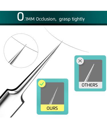 5-Piece Blackhead & Pimple Removal Tool Kit | Curved Blackhead Tweezers Set for Nose & Face Skin | Blemish & Whitehead Spot Treatment - Buy Online on GoSupps.com