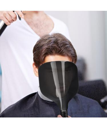 Ipetboom 2 Pi ces Protecteur de Visage pour Salon Coiffure cran Plastique Confortable Brume de Colorant et Spray Coiffant Noir pour Coupe et Teinture - Buy Online on GoSupps.com