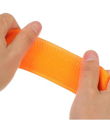 VANZACK Fitness Arm Band - 2pcs Elastic Workout Loop Bands for Legs & Arms | Yoga & Gym Training | Durable Resistance Bands for Men & Women - Yellow - Buy Online on GoSupps.com