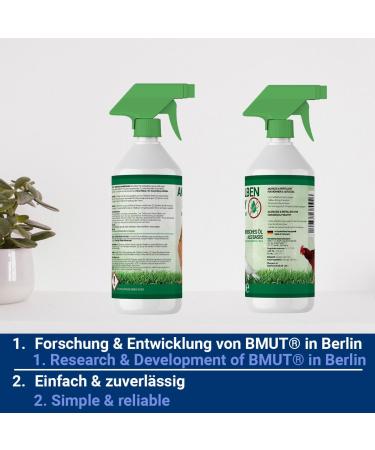 1000ml Mite Spray for Poultry | Chicken & Bird Parasite Control - Immediate & Long-Term Protection (3x 1000ml) - Buy Online on GoSupps.com