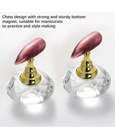 XUXN Nail Stand for Press On Acrylic Nail Display Stand Magnetic Nail Practice Stand Nail Holder for Painting Nails Practice Manicure Tool Nail Accessories for Beginner - Buy Online on GoSupps.com