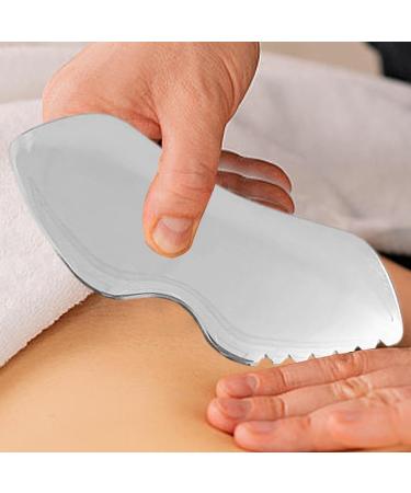 Nmkeqlos Guasha Tool For Face Body Scraping Comb Stainless Steel Scraper Manual Sha Tool For Waist Arms Shoulders Face Back Legs Body Face - Buy Online on GoSupps.com