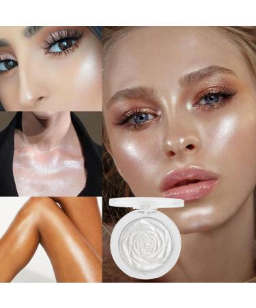 Pearl White Highlighter Makeup - Shimmer Glitter Diamond Eyeshadow Palette for Face & Body - EVpct 0.1 oz - Buy Online on GoSupps.com