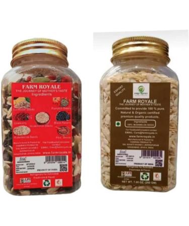 Farm Royale Muskmelon Beej & Ready to eat snack 7-in-1 mix Combo(200gm 250gm)100% Pure and Natural||Export Quality||Hand picked materrial - Buy Online on GoSupps.com