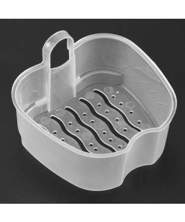 Scalewbin Prostheses Suitcase - Travel Storage Box for False Teeth with Cup & Sieve | Blue Bath Box Container - Buy Online on GoSupps.com