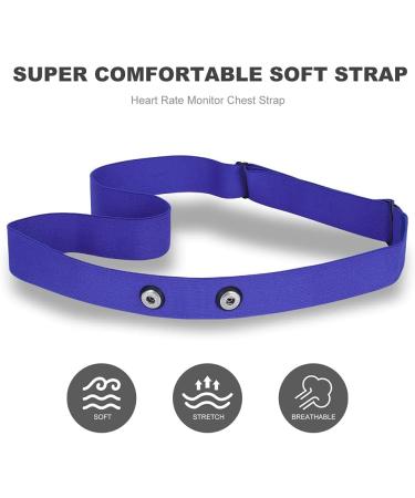 Replacement Chest Strap for Heart Rate Monitor - Navy Blue S | International Shipping Available - Buy Online on GoSupps.com