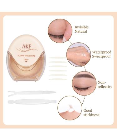 QJFHURB 120PCS Invisible Double Eyelid Tape - Eyelid Lift Strips with 2 Auxiliary Rods | Perfect Eye Lifting Solution - Buy Online on GoSupps.com