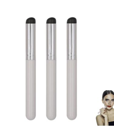 Silicone Lip Brush 3 Reusable Lip Makeup Applicator Silicone Makeup Brush Silicone Lip Balm Applicator Multifunctional Tool for Lipstick Eyeshadow Lip Gloss Concealer