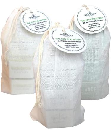 Bee By the Sea Eco Bar Variety Pack (Shampoo Conditioner and Body Wash) - Buy Online on GoSupps.com