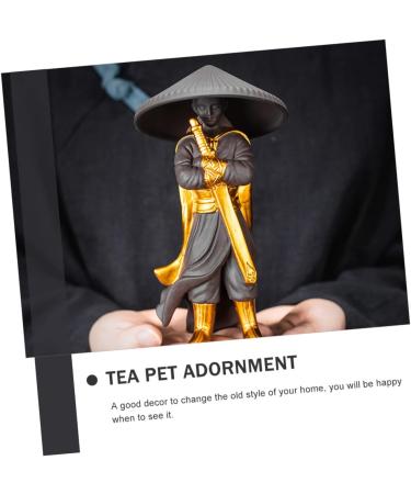 Alipis Tea Leak Tea Pet Office Decore Ceramic Tea Funnel Buddha Multipurpose Tea Pet Personality Collection Assorted Color 15x9cm - Buy Online on GoSupps.com