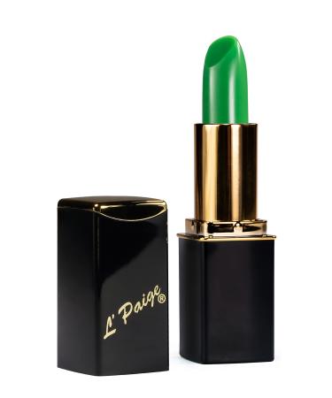 L'Paige (LGR GREEN CHANGEABLE Lipstick  Aloe Vera Based  Long-lasting  Moisturizing Green color changing 1 Count (Pack of 1)