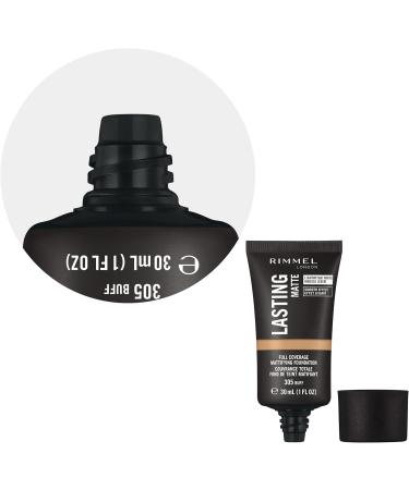 Rimmel London Rimmel Lasting Matte Full Coverage Foundation 305 Buff - Buy Online on GoSupps.com