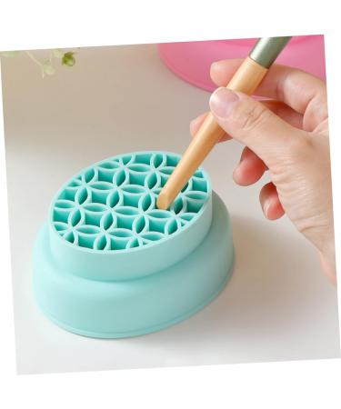 DOITOOL Makeup Brush Scrubber Mat Brush Cleaning Bowl for Makeup Tool Makeup Sponge Cleaner Cleaning Bowl for Makeup Brush Makeup Brush Cleaning Pad Silica Gel Brush Pad Make up - Buy Online on GoSupps.com