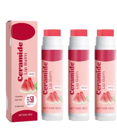 Tinted ceramide2024 lip balm with SPF 50 PA+++++ kojic acid and niacinamide for lightening and protecting the lips nonsticky natural vegan not tested on animals 5G 3