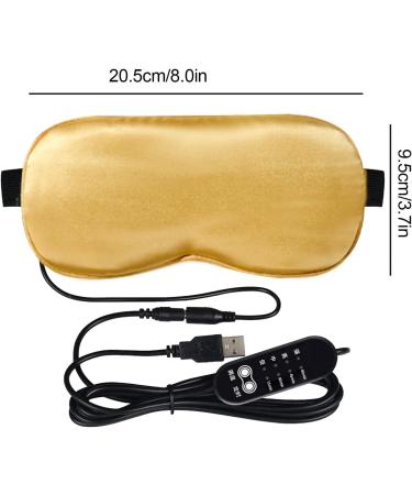 Stronrive Heated Eye Patch - Eye Warming Pad for Dry Eye | Heating Pad for Eyes Electric Eye Heat Compress with Adjustable Strap and Temperature Safe for Sleep Work Rose Gold - Buy Online on GoSupps.com
