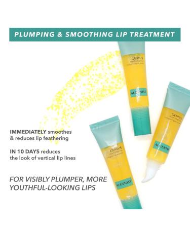 Algenist GENIUS Liquid Collagen Lip Treatment - Vegan, Non-Comedogenic & Hypoallergenic Skincare (15ml) - Buy Online on GoSupps.com