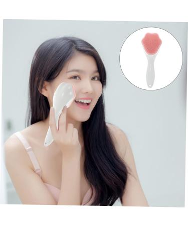 Didiseaon Silicone Face Brush Handle Face Brush Face Cleansing Brush Silicone Brush Cleansing Pads for Face Facial Cleansing Brush Handheld Silica Gel Pink Facial Cleanser 15.3x5.2cm Pink - Buy Online on GoSupps.com