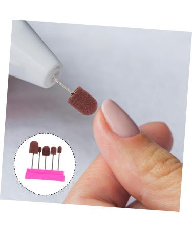 BESPORTBLE 1 Set Nail Sand Ring Cap Nail Bit Nail Art Kit Nails Kit Set Professional Nail Drill Nail Drill Bit Set for Ceramic Nail Drill Bit Nail Salon Storage Box Nail Art Accessory Alloy 8x6cm Rosy - Buy Online on GoSupps.com