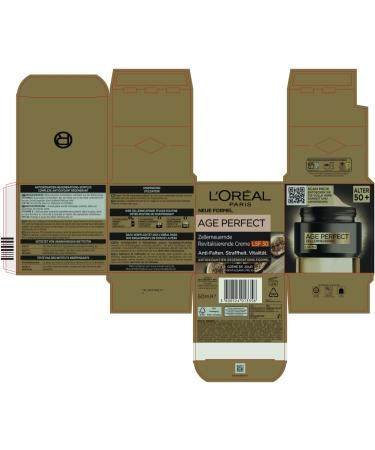 L'Or al Paris LOr al Paris Age Perfect Cell Renaissance SPF 30 Restorative day cream Supports natural cell renewal Restorative Antioxidant complex with neohesperidin and vitamin E 50ml - Buy Online on GoSupps.com