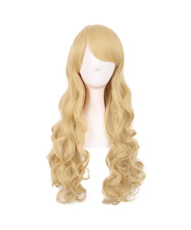 Buy MapofBeauty 28 inch Long Curly Orange Yellow Lolita Wig - Perfect for Cosplay & Costume - Buy Online on GoSupps.com