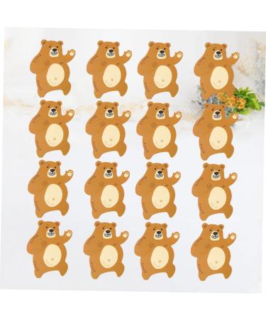 OUNONA 100pcs Message Card for Lollipop Brown Decor Lollipop Paper Card Candy Holder Card Lollipop Decoration Brown Lollipops Candy Greeting Cards Message for Lollipop Decorative Card - Buy Online on GoSupps.com