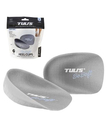 Tulis So Soft Heavy Duty Gel Heel Cups Provide Relief for Plantar Fasciitis Heel Pain and Shock Absorption Regular Regular (1 Pair) - Buy Online on GoSupps.com