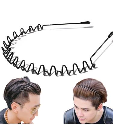 Vrose Flosi - Metal Hair Bands Men Headbands For Women For Washing Face Make Up Skicare - Head Bands For Women's Hair Non Slip - Women Headbands Wavy Spring Wire Sports Hair Band (Wavy) - Buy Online on GoSupps.com