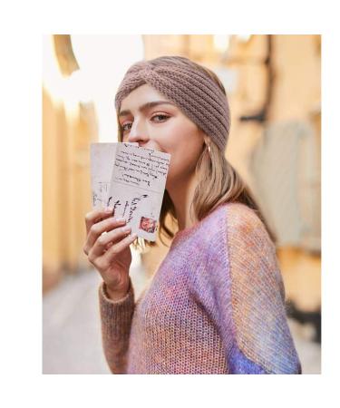 5-Pack Aoprie Knit Wide Headbands for Winter - Orange Ear Warmers for Women and Girls - Buy Online on GoSupps.com