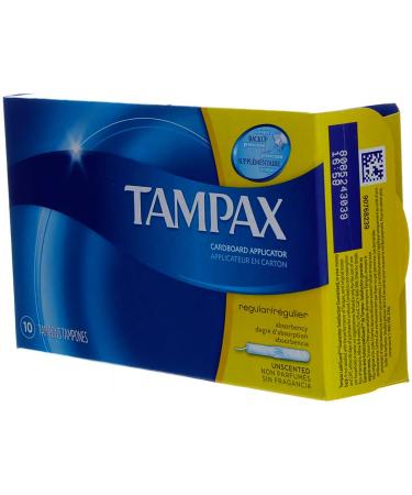 Tampax Regular Size 10ct: Convenient Tampons for Regular Flow Days - Buy Online on GoSupps.com