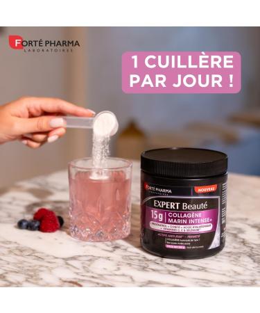 Fort Pharma - Expert Beaut Intense Marine Collagen+ 15g - Anti-aging Firmness Antioxidant active ingredients - Hydrolyzed marine collagen - Buy Online on GoSupps.com