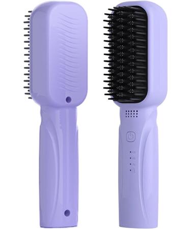 Buy Cordless Electric Hair Straightening Comb - Anti-Scald Ionic Brush with Fast Heating & 3 Temp Settings for Women | International Shipping Available - Buy Online on GoSupps.com