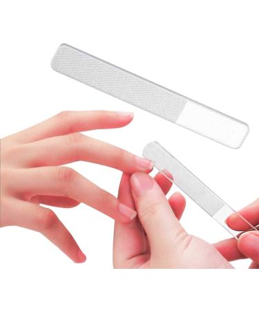 Xfantong Professional Crystal Nail File Diamond Nail File Nano Glass Nail Files Nail Shine Buffer Polisher for Natural Fingernails Toenails - Buy Online on GoSupps.com