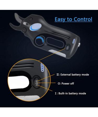Electric Pruning Shears Cordless Electric Branch Cutter Scissors 30Mm Cutting Diameter Li-Battery Garden Rechargeable Fruit Tree Orchard Cutting Tool Black (Black) Small Gift - Buy Online on GoSupps.com