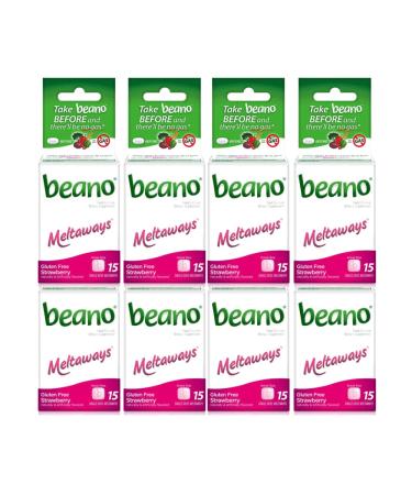 Beano Meltaways Strawberry 15 Single Dose Meltaways (Pack of 8)