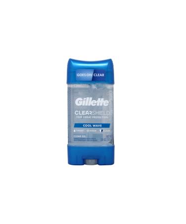 Gillette Anti-Perspirant Deodorant Clear Gel Cool Wave 3.8 oz