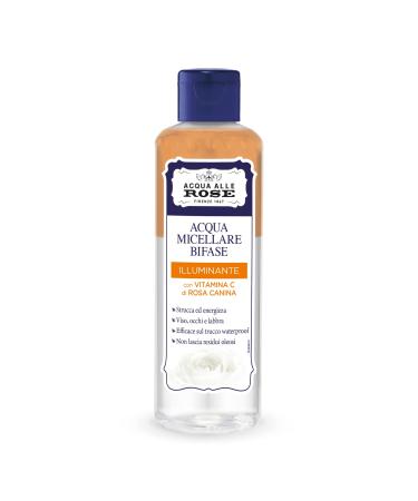 Acqua All rose micellar water two-phase with oils and vitamin C from rose hips two-phase make-up remover removed make-up waterproof daily dermatologically tested-200 ml biphasic micellar water vitamin C - Buy Online on GoSupps.com