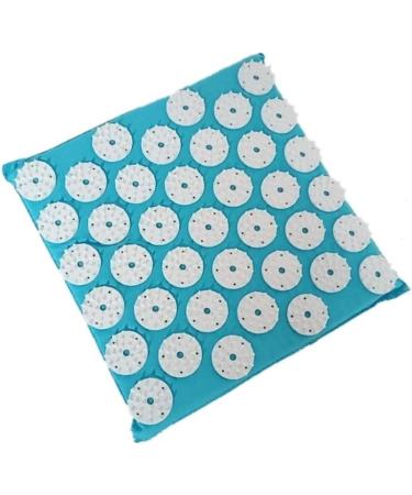 Dunlap Acupressure Massage Cushion - 20x20cm Dark Green Acupuncture Pillow for Body Tension Relief | Portable Massage Mat - Buy Online on GoSupps.com